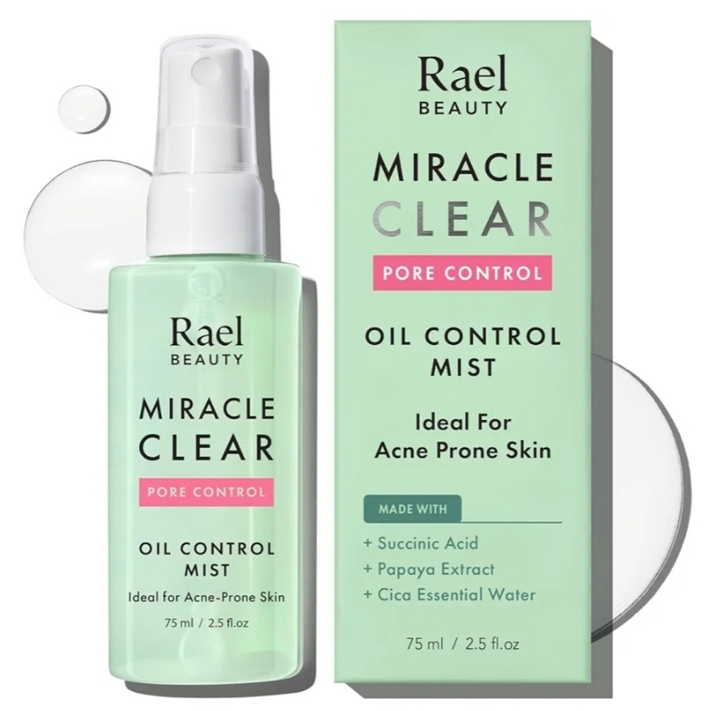 Rael Face Mist, Miracle Clear Oil Control Mist 2.5 oz NEW IN BOX